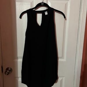 XS CUTE BLACK DRESS HALTER NECK CHOKER OLD NAVY WOMENS EXTRA SMALL